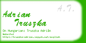 adrian truszka business card
